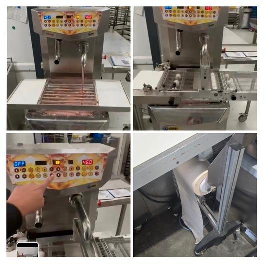 Veiling Gami Diva24 chocolade tempereermachine met band, Zakelijke goederen, Horeca | Keukenapparatuur, Gebruikt, Bakkerij en Slagerij