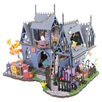 Crafts & Co miniatuur huisje - Halloween editie - 31 x 22,8, Verzenden