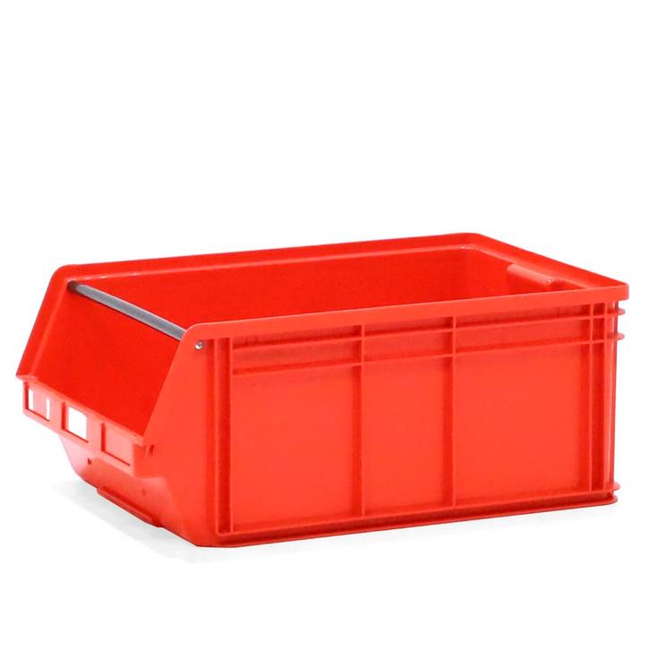Gebruikte Magazijnbak kunststof met grijpopening stapelbaar, Doe-het-zelf en Bouw, Kratten en Dozen, Gebruikt, Ophalen of Verzenden
