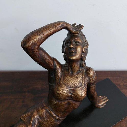 Sculpture, Ballerina art deco - 29 cm - Bronze patiné - 1920, Antiek en Kunst, Kunst | Designobjecten