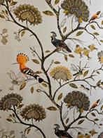 300x280 cm! Exclusieve Art Deco-stof met Upupa en vergulde, Antiek en Kunst