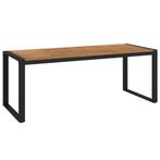 Acaciahouten Tuintafel 200cm - Tweede Kansje - Industriee..., Tuin en Terras, Tuintafels, Verzenden, Nieuw