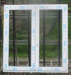 pvc raam , chassis , venster 135 x 142 wit / antraciet 7016, Bricolage & Construction, Raamkozijn, Ophalen of Verzenden