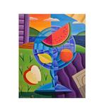 Philip Stanton (1962) - Still Life with landscape and, Antiek en Kunst