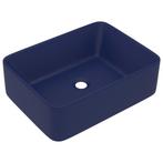 Wastafel opbouw | Retour Deal | Mat Donkerblauw, Minder dan 50 cm, Verzenden, Nieuw, Minder dan 100 cm