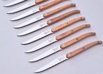 Laguiole - 12x Steak Knives - Oak wood - style de -