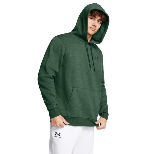 Under Armour Icon Fleece Hoodie-Grn 301 - Maat LG, Kleding | Heren, Truien en Vesten, Groen, Nieuw, Maat 52/54 (L), Ophalen of Verzenden