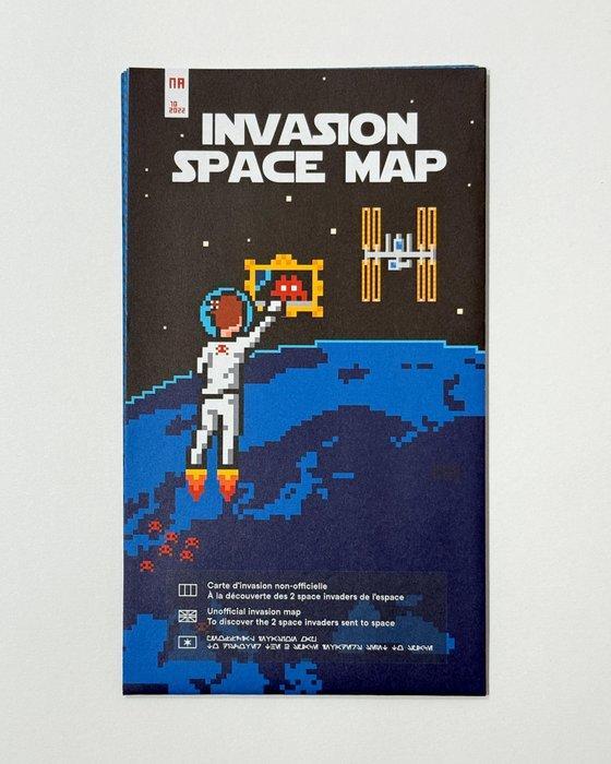 Invader (1969) - Fan map of the space invaders in the Space, Antiquités & Art, Art | Objets design