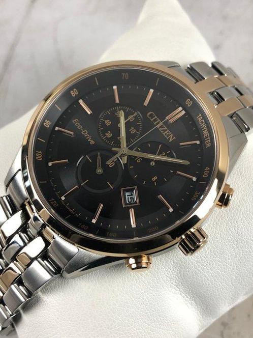 Citizen - Gents Eco-Drive Chronograph - AT2144-54E - Heren -, Handtassen en Accessoires, Horloges | Heren