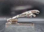 Beeld, Jaguar Car Logo Chrome - 12 cm - Metaal