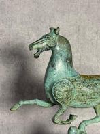 Beeld, Vliegend Paard - 19.5 cm - Brons, Antiek en Kunst