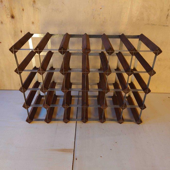 Wijnrek - Hout, Metaal, Antiquités & Art, Curiosités & Brocante