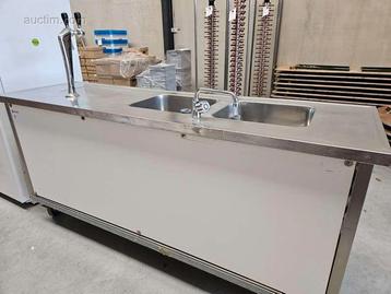 Verrijdbare biertap met spoeltafel BANCO 75/144 beschikbaar voor biedingen