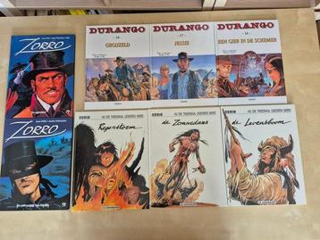 Durango / Zorro / Hij die tweemaal geboren werd - 8 Album - beschikbaar voor biedingen