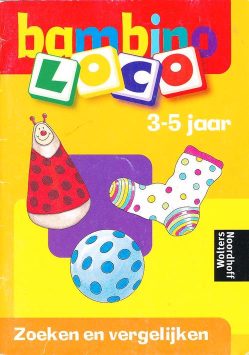 Bambino Loco Zoeken en vergelijken (3-5 jaar), Livres, Livres scolaires, Envoi