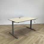 Tweedehands Eromes slingerbureau, 140x80 cm, Ahorn - grijs, Gebruikt, Bureau