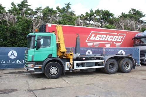 Veiling: Haakarmsysteem Vrachtwagen Scania P114CB6X2HZ Diese, Auto's, Vrachtwagens, Ophalen