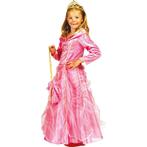 verkleedkleding -carnaval - prinses bella - roze - maat 128, Verzenden
