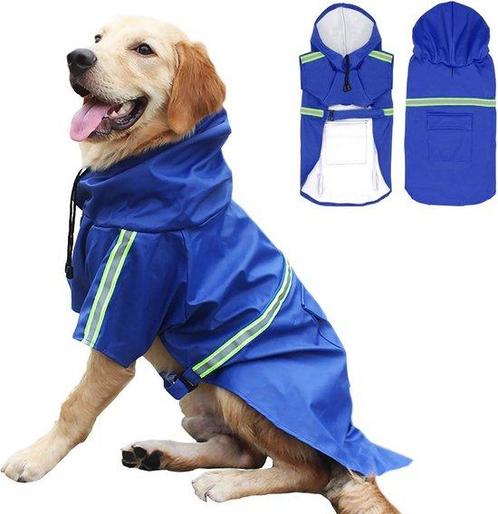 Tweedekans | Dutchwide - Hondenjas - Regenjas Hond - Blauw -, Dieren en Toebehoren, Honden-accessoires, Ophalen of Verzenden