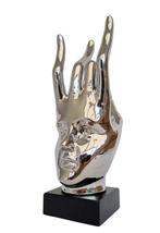 Sculpture, Talk to the hand - 38 cm - Céramique