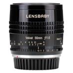 Lensbaby Velvet 56 Zwart (Canon) met garantie, Audio, Tv en Foto, Foto | Lenzen en Objectieven, Verzenden, Nieuw