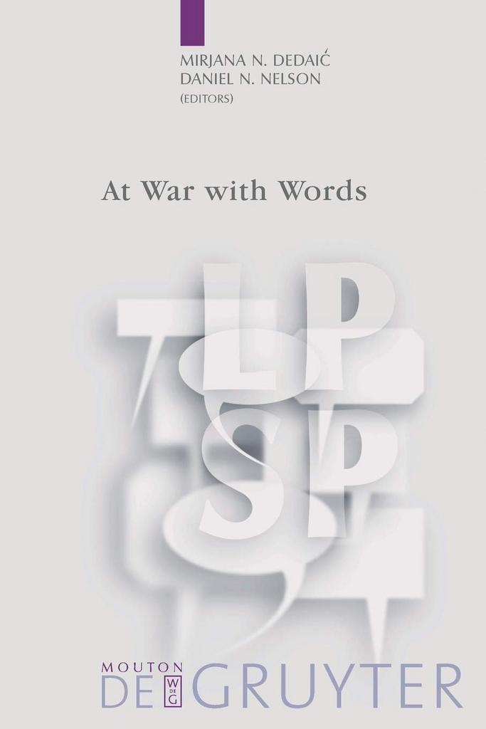 At War with Words - Daniel N. Nelson, Mirjana N. Dedaic - 97, Boeken, Politiek en Maatschappij, Verzenden