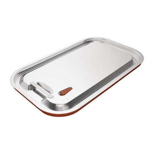 GN deksel RVS luchtdicht 1/1 | 530(b)x325(d)cm Vogue, Zakelijke goederen, Horeca | Keukenapparatuur, Nieuw in verpakking, Verzenden