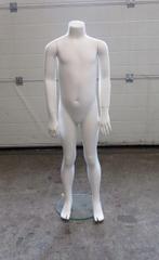 Paspop, Etalagepop Kind, B35 x D23 x H110cm, wit