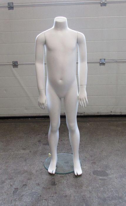 Paspop, Etalagepop Kind, B35 x D23 x H110cm, wit, Zakelijke goederen, Kantoor en Winkelinrichting | Winkel en Inventaris