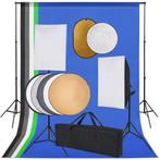 vidaXL Fotostudioset met softboxlampen, achtergrond en, Audio, Tv en Foto, Fotografie | Fotostudio en Toebehoren, Verzenden, Nieuw