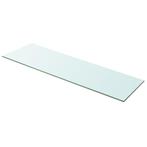 vidaXL Wandschap transparant 100x30 cm glas, Huis en Inrichting, Verzenden, Nieuw