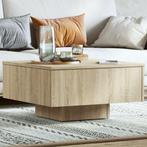 vidaXL Salontafel 60x60x31,5 cm bewerkt hout sonoma, Huis en Inrichting, Tafels | Salontafels, Verzenden, Nieuw