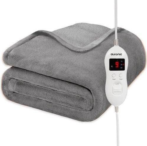 Tweedekans | Auronic Elektrische Deken - Warmtedeken - 9, Huis en Inrichting, Woonaccessoires | Plaids en Woondekens, Ophalen of Verzenden