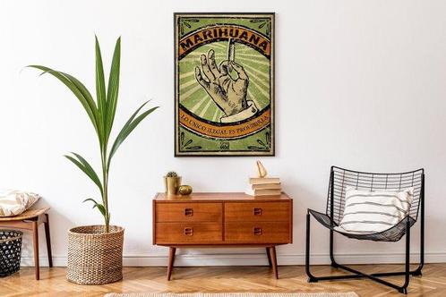Gran OM - Marihuana, Antiek en Kunst, Kunst | Tekeningen en Fotografie