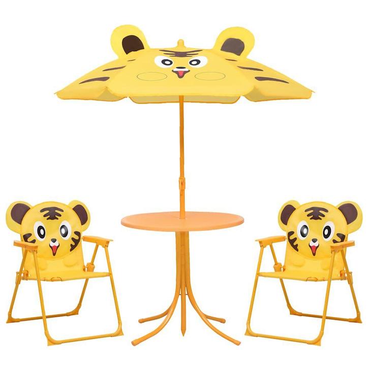 Kinder Tuinset Geel | Goedkoop! | Retour Deal | 40% Korting, Tuin en Terras, Tuinsets en Loungesets, Nieuw, Overige materialen
