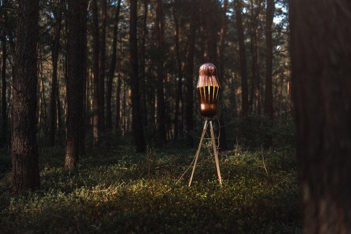 Stunning - Lamp - The Copper Chief - Koper, Messing, Antiek en Kunst, Curiosa en Brocante