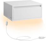 Zwevend / hangend nachtkastje met lamp in 3 kleuren - 35 x, Huis en Inrichting, Slaapkamer | Nachtkastjes, Verzenden, Nieuw