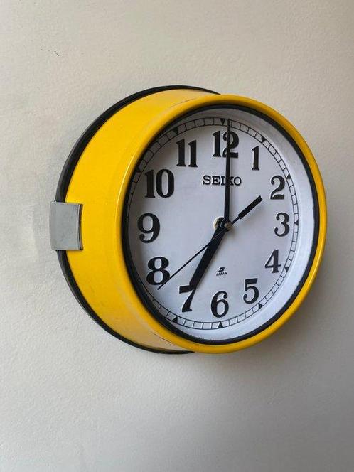 Horloge murale - SEIKO, Seikosha -   Acier - 1990-2000, Antiek en Kunst, Antiek | Wandborden en Tegels