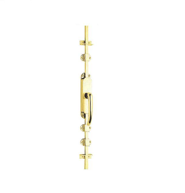 Kruk-Espagnolet TIMELESS KO-1922 links messing ongelakt, Doe-het-zelf en Bouw, Hang- en Sluitwerk, Klink of Kruk, Nieuw, Overige materialen