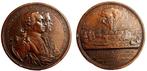 Cuba Bronzen medaille 1763 Inname van Morro Castle opus