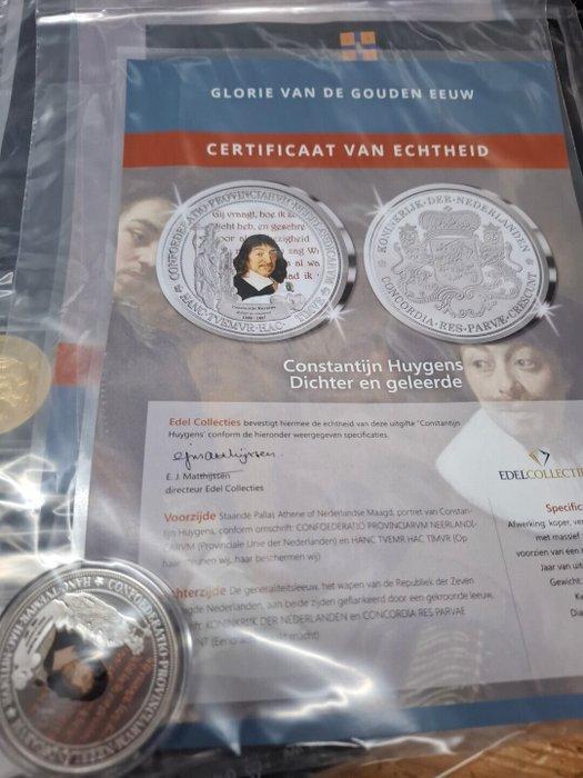 Nederland. Penning, 50 stuks Penningen bekende personen,, Postzegels en Munten, Munten | Europa | Niet-Euromunten