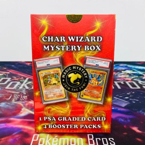 Magic Mystery - Char Wizard Mystery Box 1 PSA Graded Card +, Hobby & Loisirs créatifs, Jeux de cartes à collectionner | Pokémon