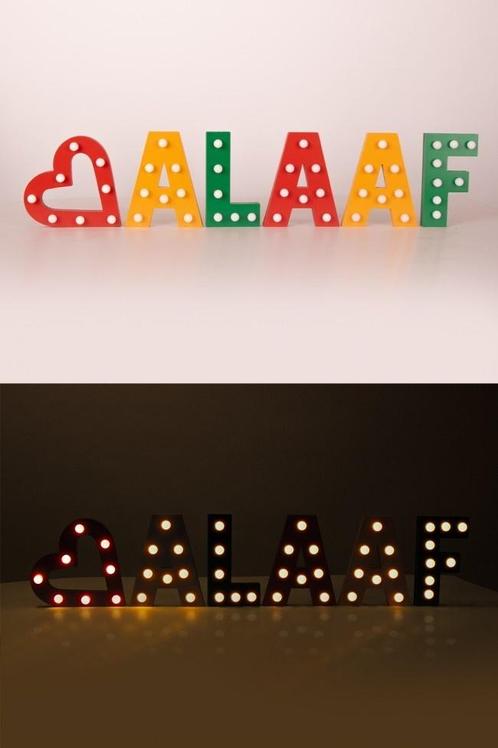 Set Letters Alaaf Met Licht 16.6Cm, Hobby & Loisirs créatifs, Articles de fête, Envoi