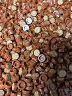 Lego Stenen - Lego 1x1 round tegel hout print 1000 stuks, Nieuw