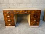 Bureau plat - Ronce de noyer - Table de travail / décriture