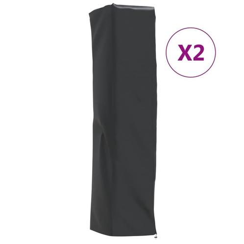 vidaXL Heaterhoezen piramidevormig 2 st 58x58x228 cm 420D, Tuin en Terras, Tuinmeubel-accessoires, Nieuw, Verzenden