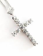 Estrò - Ketting met hanger - 18 karaat Witgoud - 0.95ct. tw.