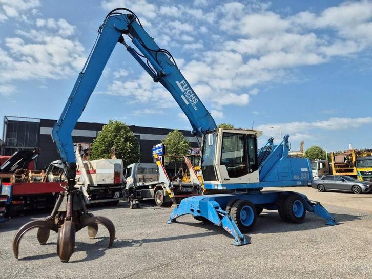 Veiling: Graafmachine Fuchs-Terex Fuchs MHL 331 Diesel 99kW, Zakelijke goederen, Machines en Bouw | Kranen en Graafmachines, Ophalen