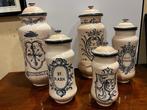 Pots de pharmacie (5) - Céramique, Antiquités & Art, Antiquités | Verre & Cristal