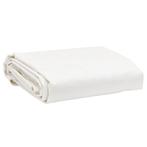 vidaXL Dekzeil 650 g/m² Ø 4 m wit, Verzenden, Nieuw